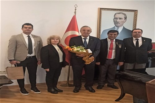 Türkiye Harp Malulü Gaziler, Şehit Dul ve Yetimleri Derneğinden Kaymakam Adnan Çakıroğlu’na Nezaket Ziyareti