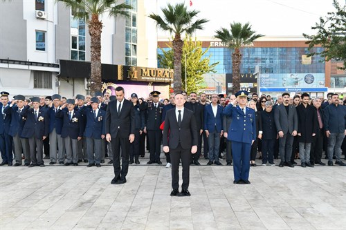 Gazi Mustafa Kemal ATATÜRK Vefatının 86. Yıl Dönümünde Çiğli’de Düzenlenen Törenlerle Anıldı.